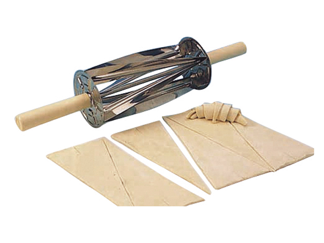 Stainless Steel Croissant Cutter Rolling Pin –  Online Shop